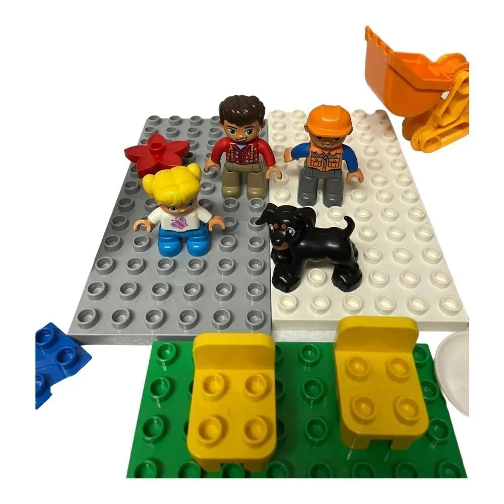 Mixed lot of Duplo Legos vehicles figures building blocks